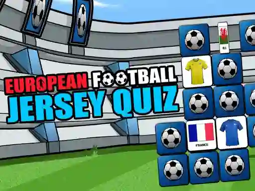 Leikur European Football Jersey Quiz á netinu
