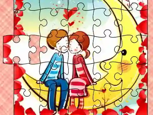 Leikur Loving Couple Jigsaw á netinu