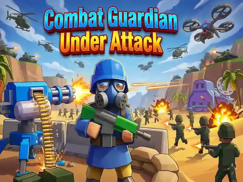 Leikur Combat Guardian Under Attack á netinu