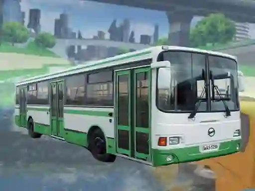 Leikur Water Bus Island Simulator á netinu