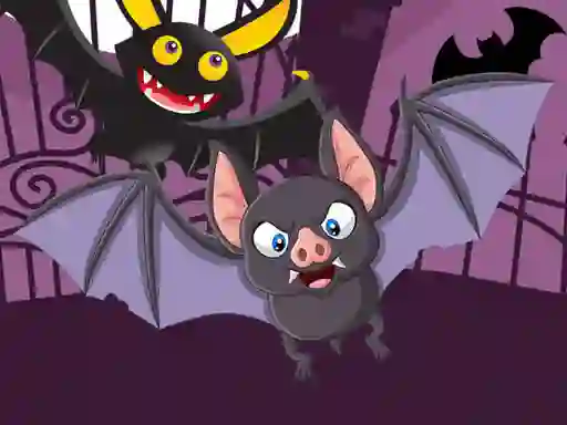 Leikur Scary Midnight Hidden Bats á netinu