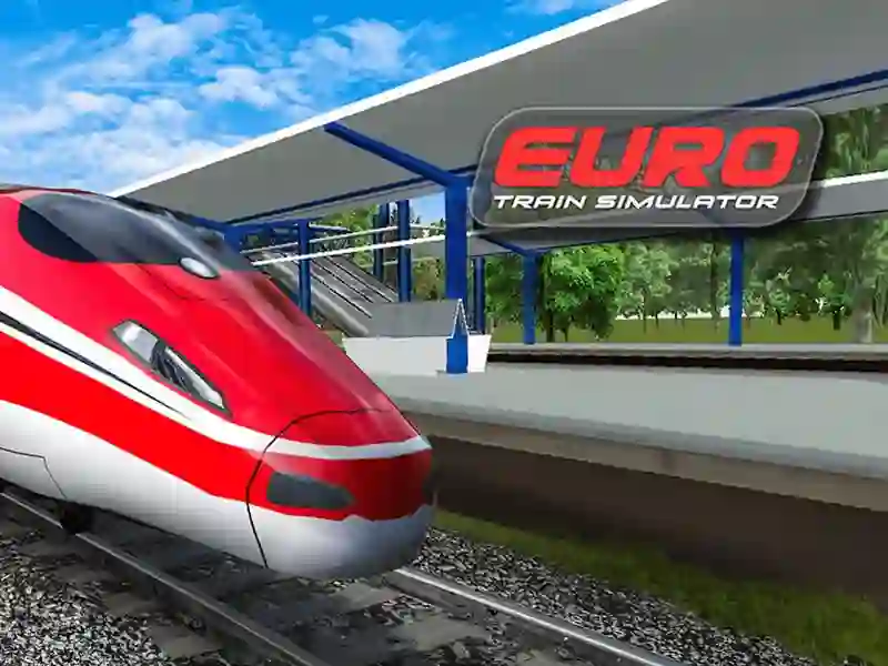 Leikur Euro Train Simulator á netinu