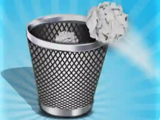Leikur Trash Toss Paper Flings á netinu