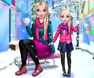 Leikur Elsie Winter Day á netinu