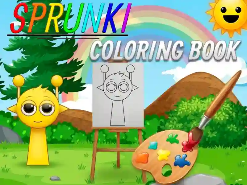 Leikur Sprunki Coloring Book á netinu