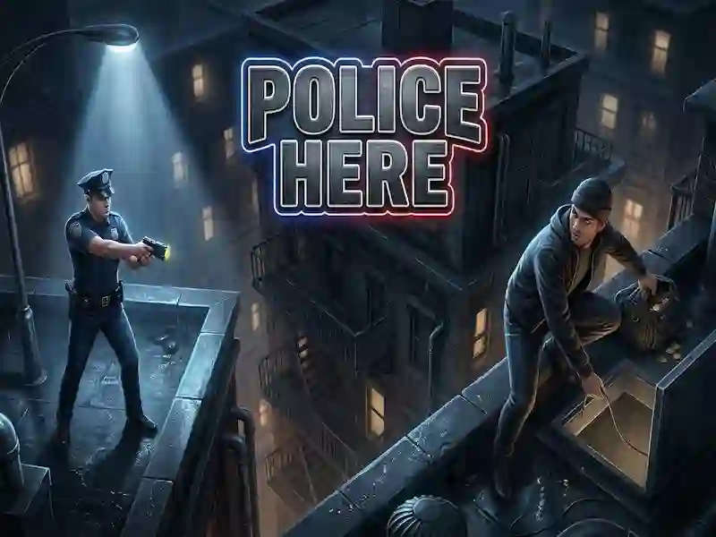 Leikur Police Here á netinu