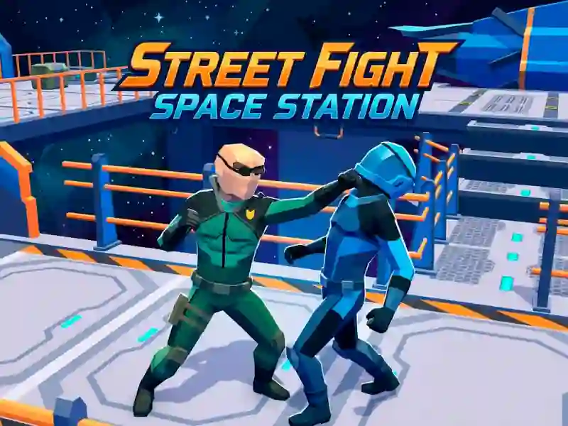 Leikur Street Fight Space Station á netinu