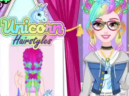 Leikur Unicorn Hairstyles á netinu
