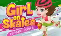 Leikur Girl on Skates: Flower Power á netinu