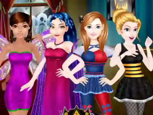Leikur Royal Halloween Party Dress Up á netinu