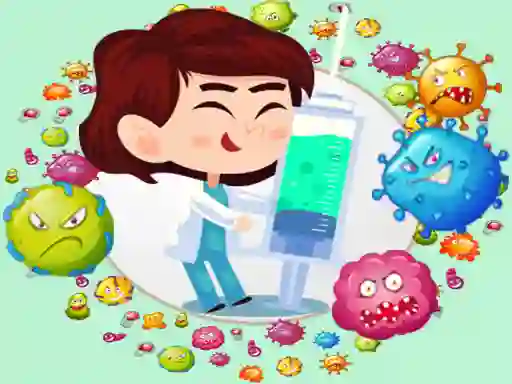 Leikur Virus Bubble Shooter á netinu