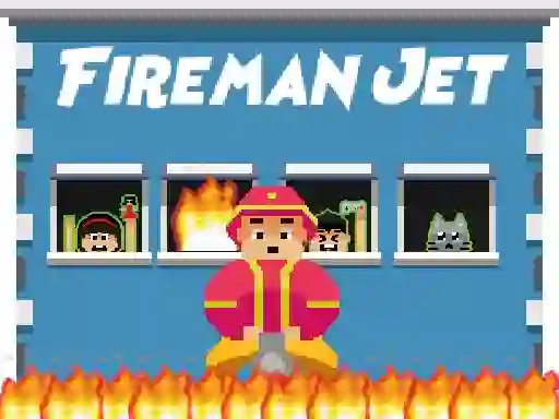 Leikur Fireman Jet á netinu