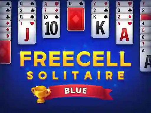 Leikur Freecell Solitaire Blue á netinu