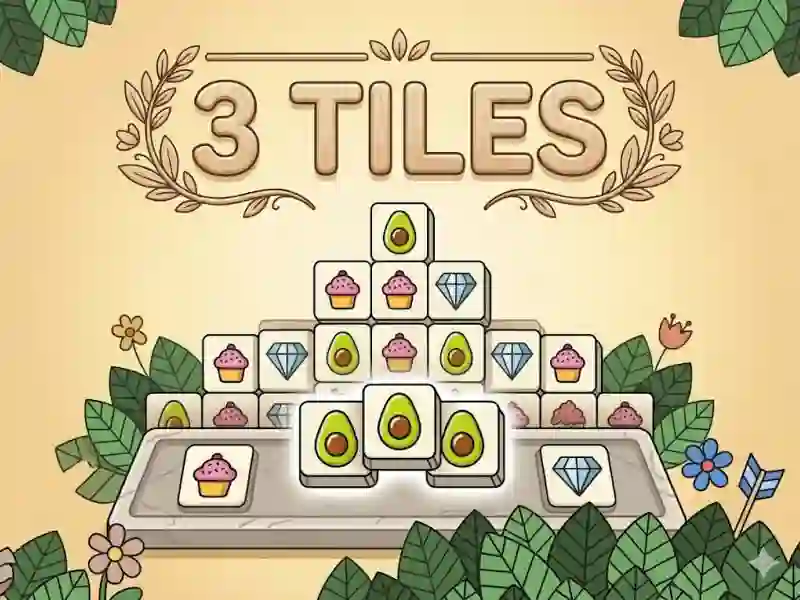 Leikur 3 Tiles á netinu