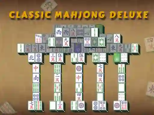 Leikur Mahjong Classic Deluxe á netinu