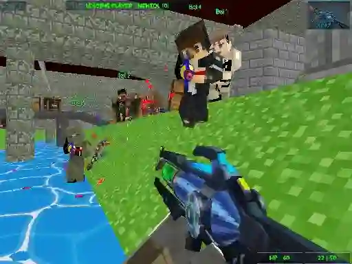 Leikur GunGame Paintball Wars á netinu