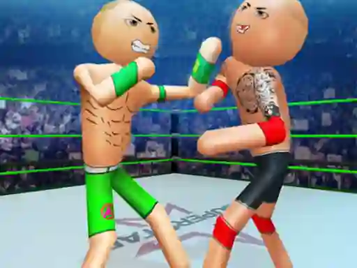 Leikur Police Stick Man Wrestling Fighting á netinu