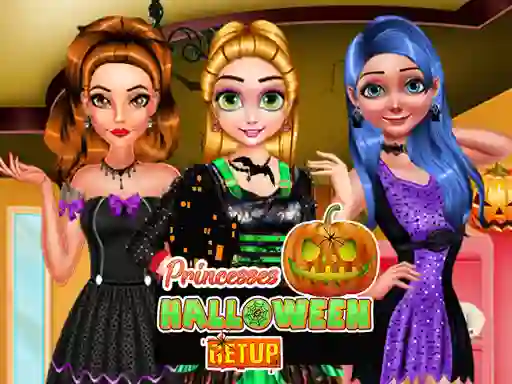 Leikur Princesses Halloween Getup á netinu
