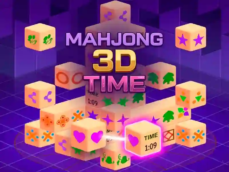 Leikur Mahjong 3D Time á netinu