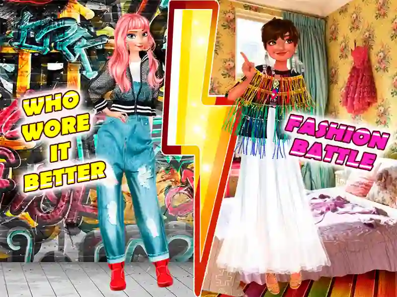 Leikur Who wore it better fashion battle á netinu