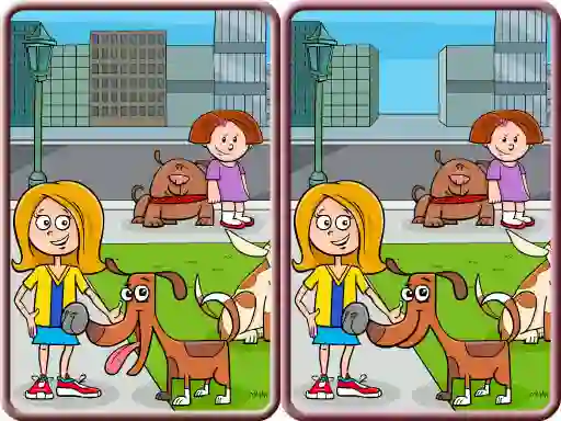 Leikur Spot The Differences City á netinu