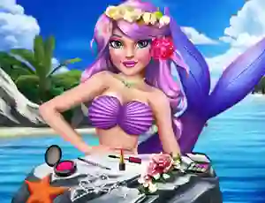 Leikur Princess Mermaid Makeup Style á netinu