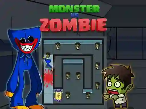 Leikur Monster vs Zombie á netinu
