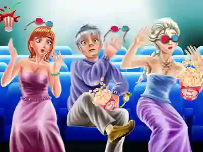 Leikur Ice Family Movie Night á netinu