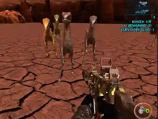 Leikur Dinosaurs Survival Active Vulcan á netinu