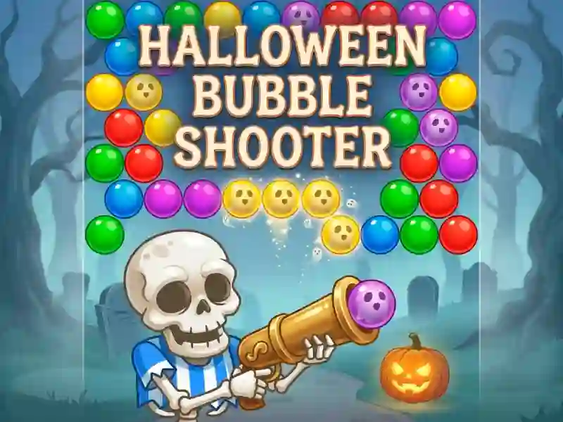 Leikur Halloween Bubble Shooter á netinu