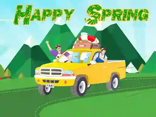 Leikur Happy Spring Jigsaw Puzzle á netinu