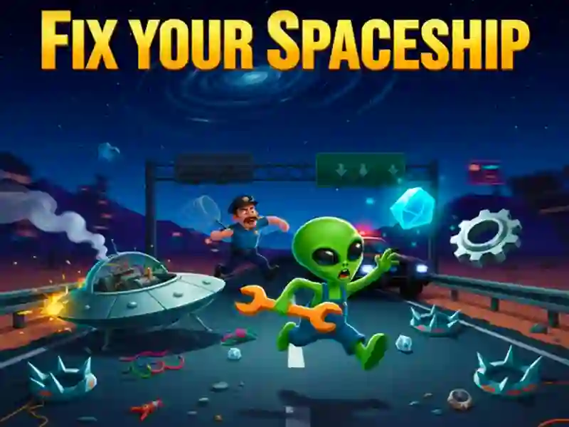 Leikur Fix your Spaceship á netinu