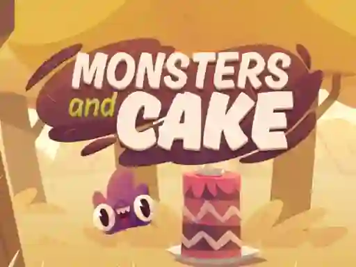 Leikur Monsters and Cake á netinu