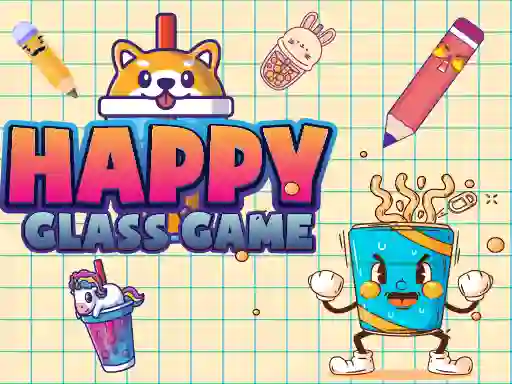 Leikur Happy Glass Game á netinu