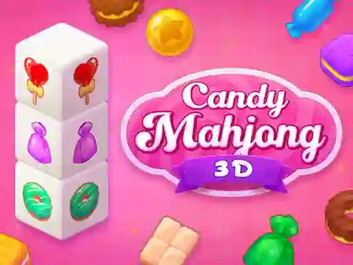 Leikur Candy Mahjong 3D á netinu