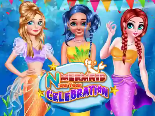 Leikur Mermaid New Year Celebration á netinu