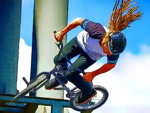 Leikur bmx bikes jigsaw á netinu