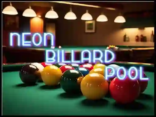 Leikur Neon Billard Pool á netinu