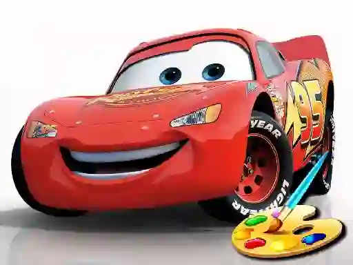 Leikur Disney Cars Coloring Book á netinu