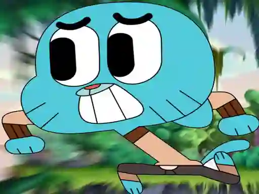 Leikur Gumball Jump adventure á netinu