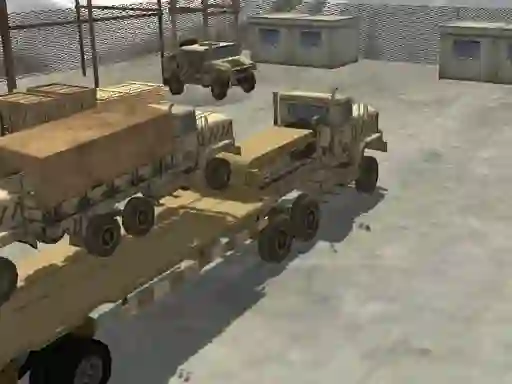 Leikur Transport Army vehicle truck driving á netinu