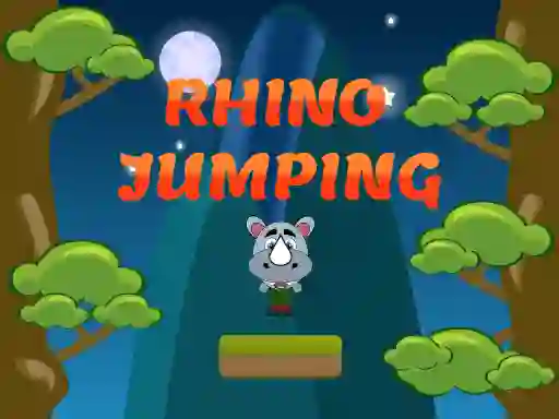 Leikur Rhino Jumping á netinu