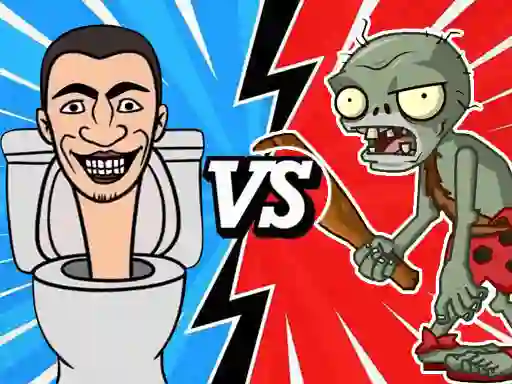 Leikur Skibidi Toilet Vs Zombies á netinu