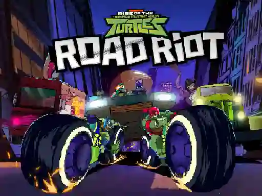 Leikur Rise of the Teenage Mutant Ninja Turtles Road Riot á netinu