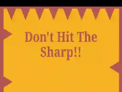Leikur Don't Hit The Sharp á netinu