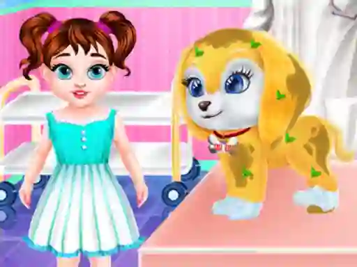 Leikur Baby Taylor Puppy Care á netinu