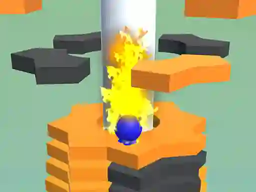 Leikur Stack Crash Ball á netinu