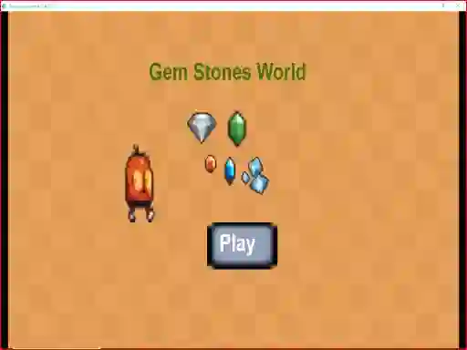 Leikur Gem stones world á netinu