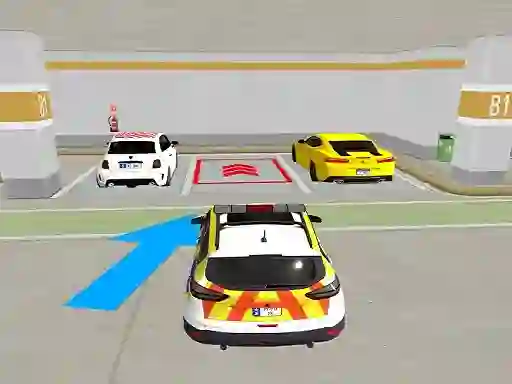 Leikur Real Car Parking Basement Driving School Simulator á netinu