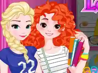 Leikur Princesses Back to School 2: School Lockers á netinu